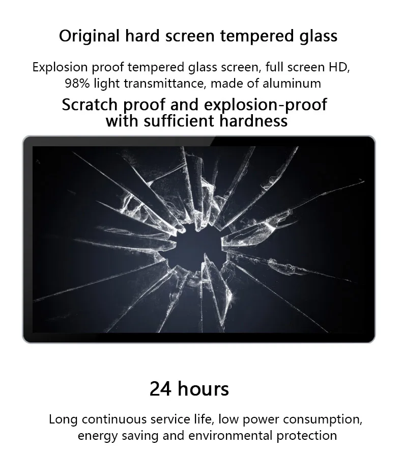 Best Multi-size wall-mounted advertising machine horizontal and vertical screen long HD Android LCD display