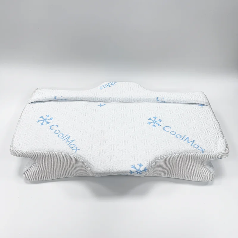 Solid King Queen Custom Hotel Supplies Massage Neck Support Silk Case Bed Memory Foam Butterfly Orthopedic orthopedics Pillows