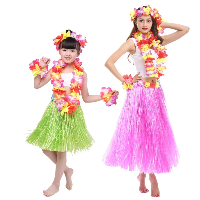 wholesale Customized  Hawaiian Luau Flower lei  Necklace orange jagermeister lei