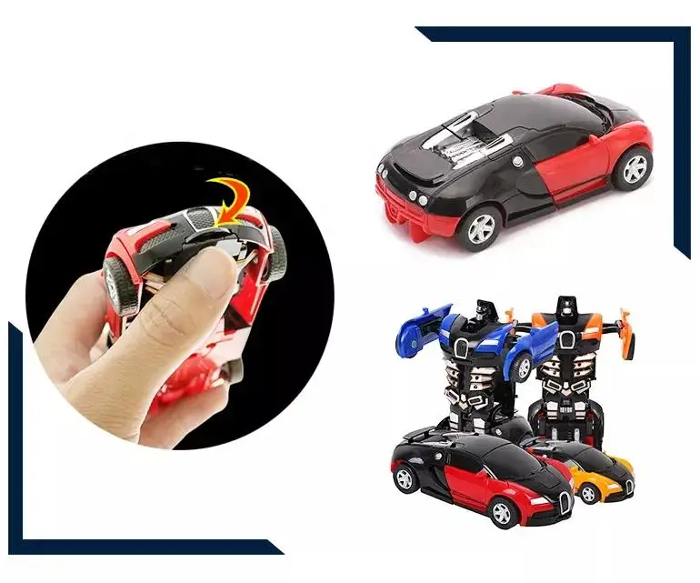 KYK New Toy 2023 Radio Control Transform Induction Deformation Robot Car Toys Robot Remote Control Car Toy For Kids