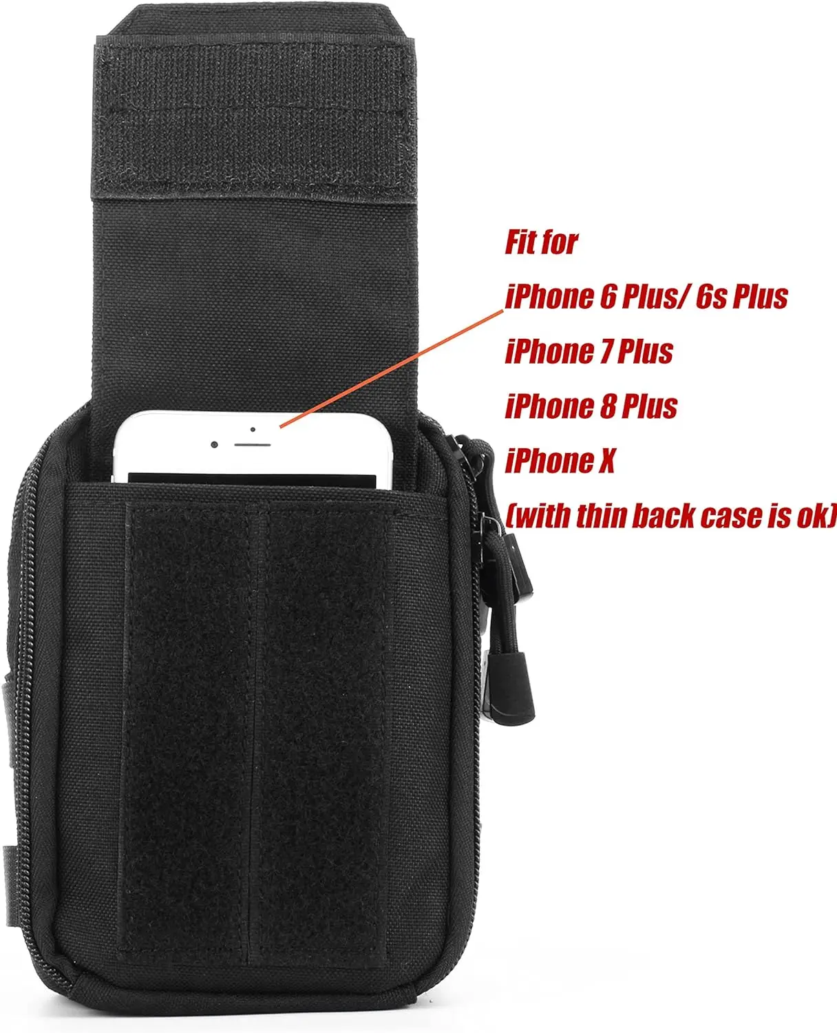 BSCI OEM Custom Waterproof Multipurpose Utility Waist Holster Combo Detachable Quick Release Molle Pouch Tactical Belt Bag