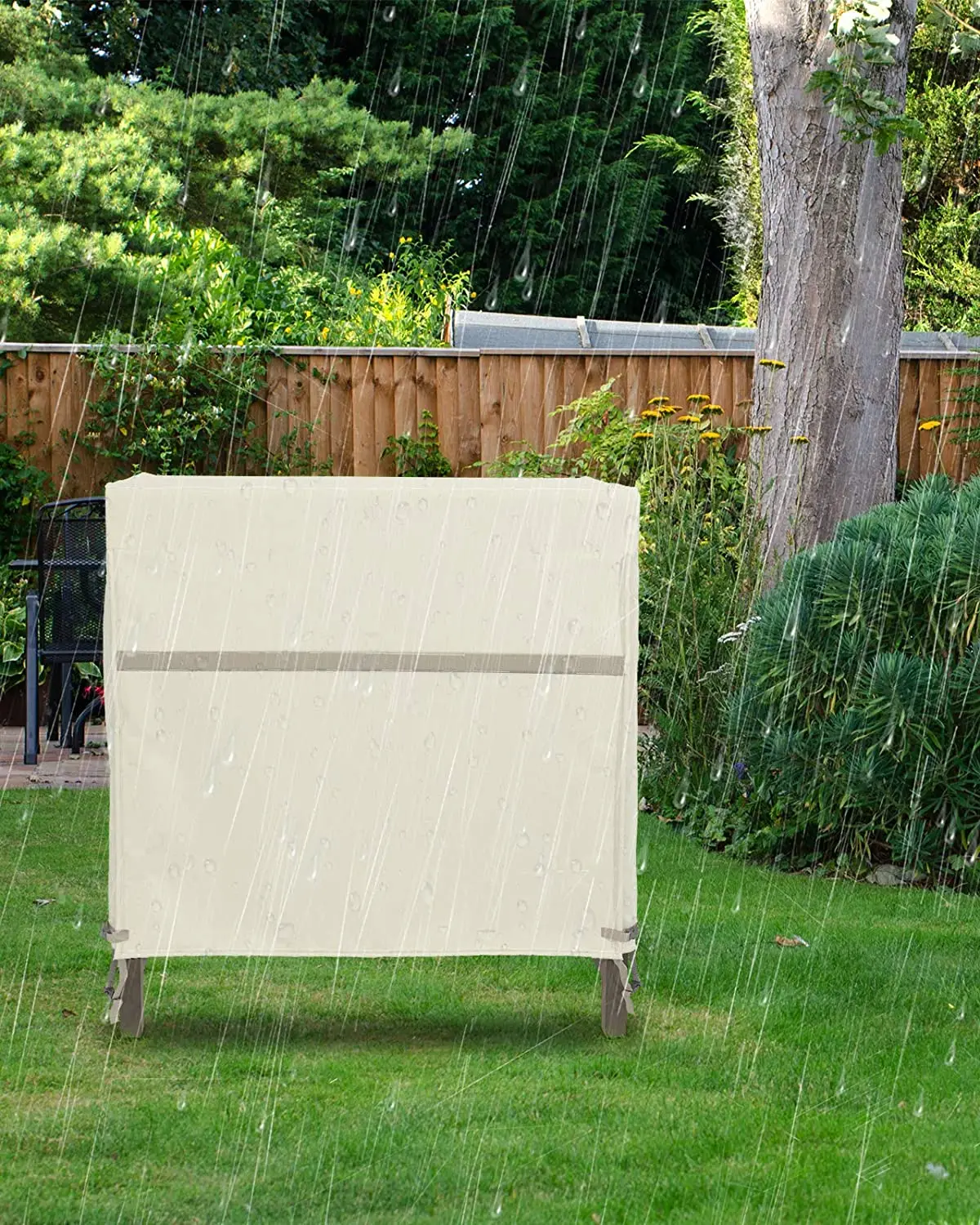 Heavy Duty Waterproof Log Rack Cover for Outdoor Wood Holder, Rip-Resistant and Snow-Resistant