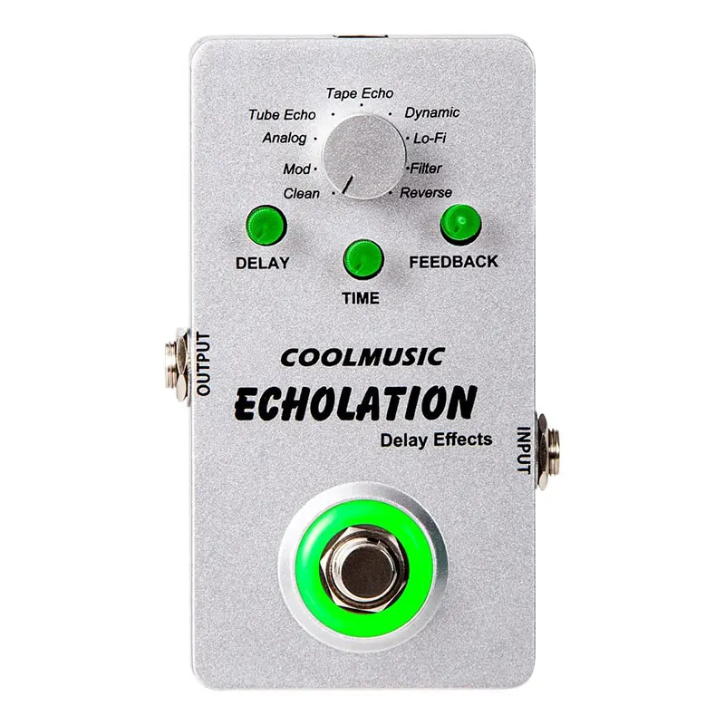 Guitar Effect Pedal Multi Effects Digital Delay Guitar Effect Pedal Bass Pedal with True Bypass 9V DC