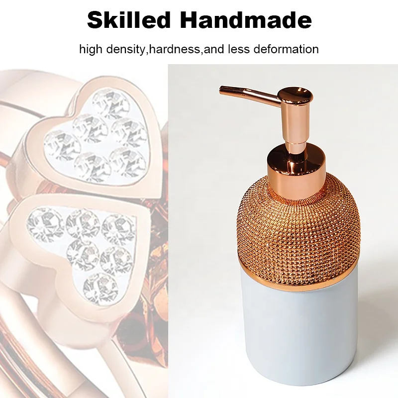 Factory Direct Sale Classical 4PCS Hotel Bath  Accessories  Plastic Bathroom Set