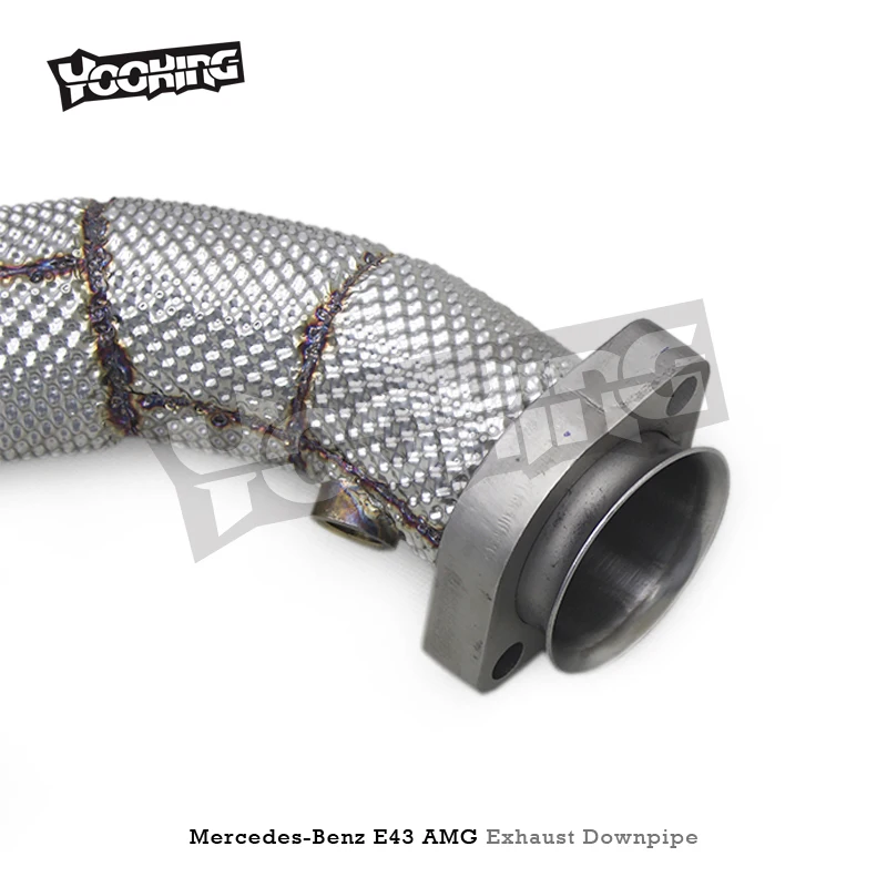 Tuning Racing Straight Downpipe For Mercedes-Benz E43 AMG 3.0TT 2016-2018 Stainless Steel Performance Escape Car Exhaust System