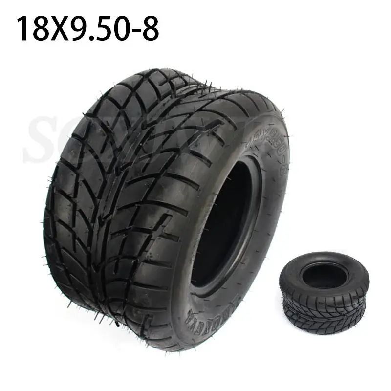 Front 19x7.00-8 rear 18x9.50-8 vacuum tires are used for Kart ATV 8 inch road tires wear-resistant tires