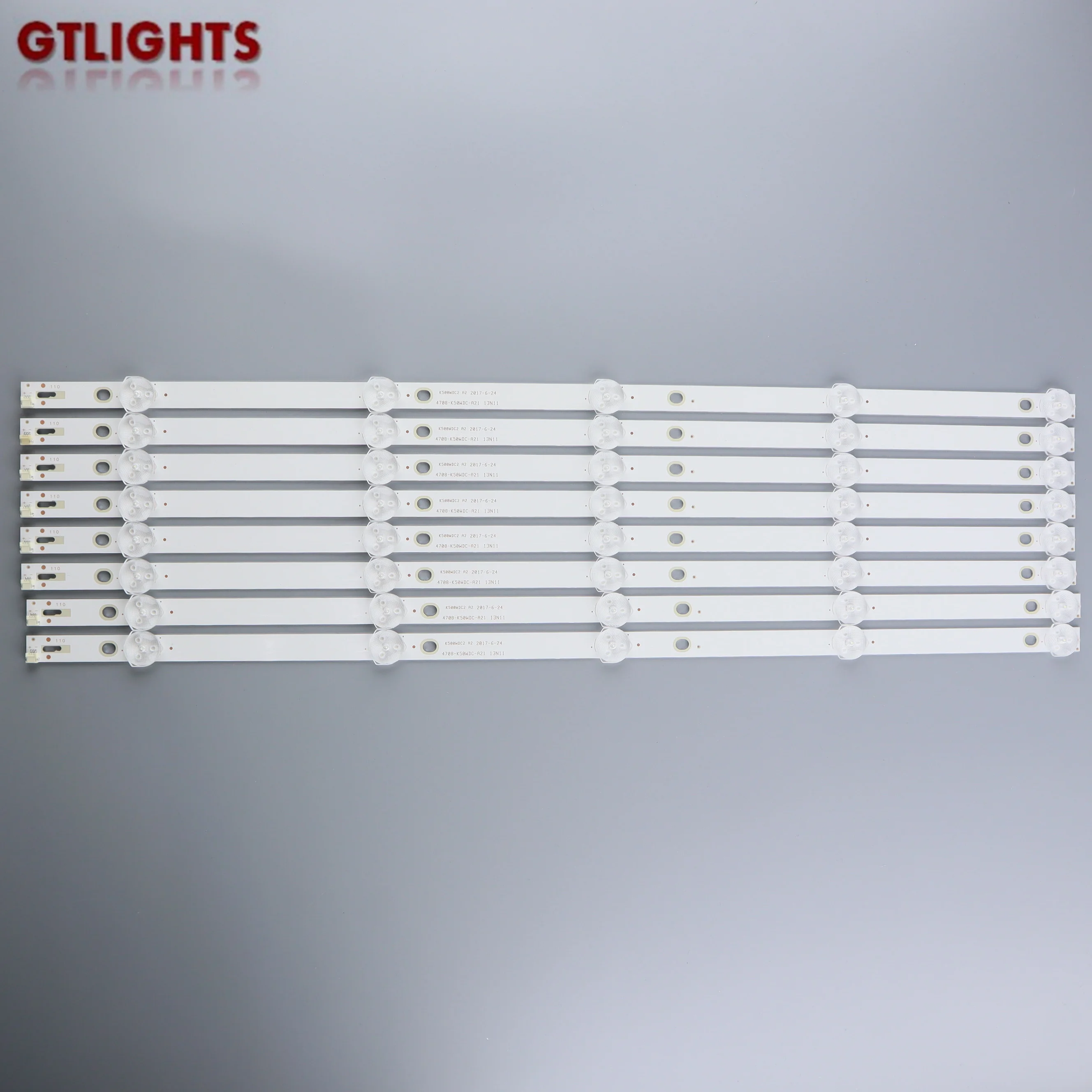 Led Tv Backlight Light Bar K500Wdc2 A2 4708-K50Wdc-A2113N01 6V Led Lights Bar 485Mm Trial Barra Led Led Backlight Strip