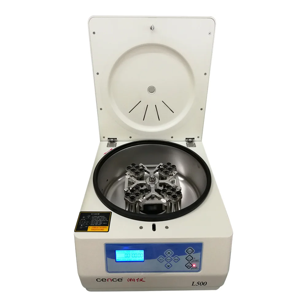 High Capacity Desktop PRP Centrifuge - L500 with 4x50ml swing rotor 5000rpm Speed Centrifuge PRP Kit Centrifuge