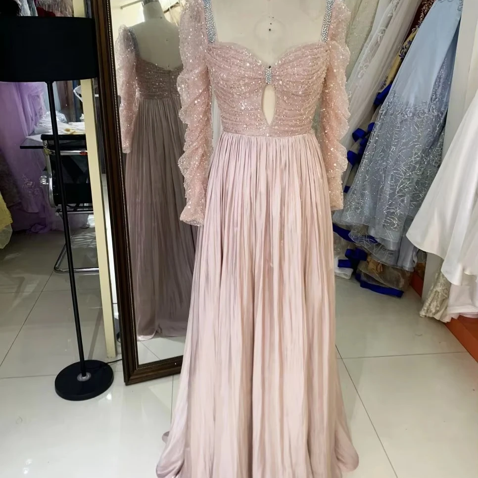 2025 New elegant satin a Line Skirt Long Plus Size Dresses Fat Mother of The Women Clothing 2025 Natural