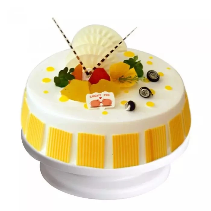 DIY Cake Turntable Baking Mold Plastic Cake Plate Rotating Round Cake Decorating Tools Rotary Table Pastry Supplies