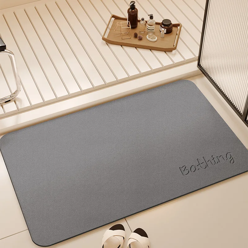 Lifestyle Water Absorbent Quick Drying Eco-Friendly Multi Colors Stone Bath Mat For Bathroom