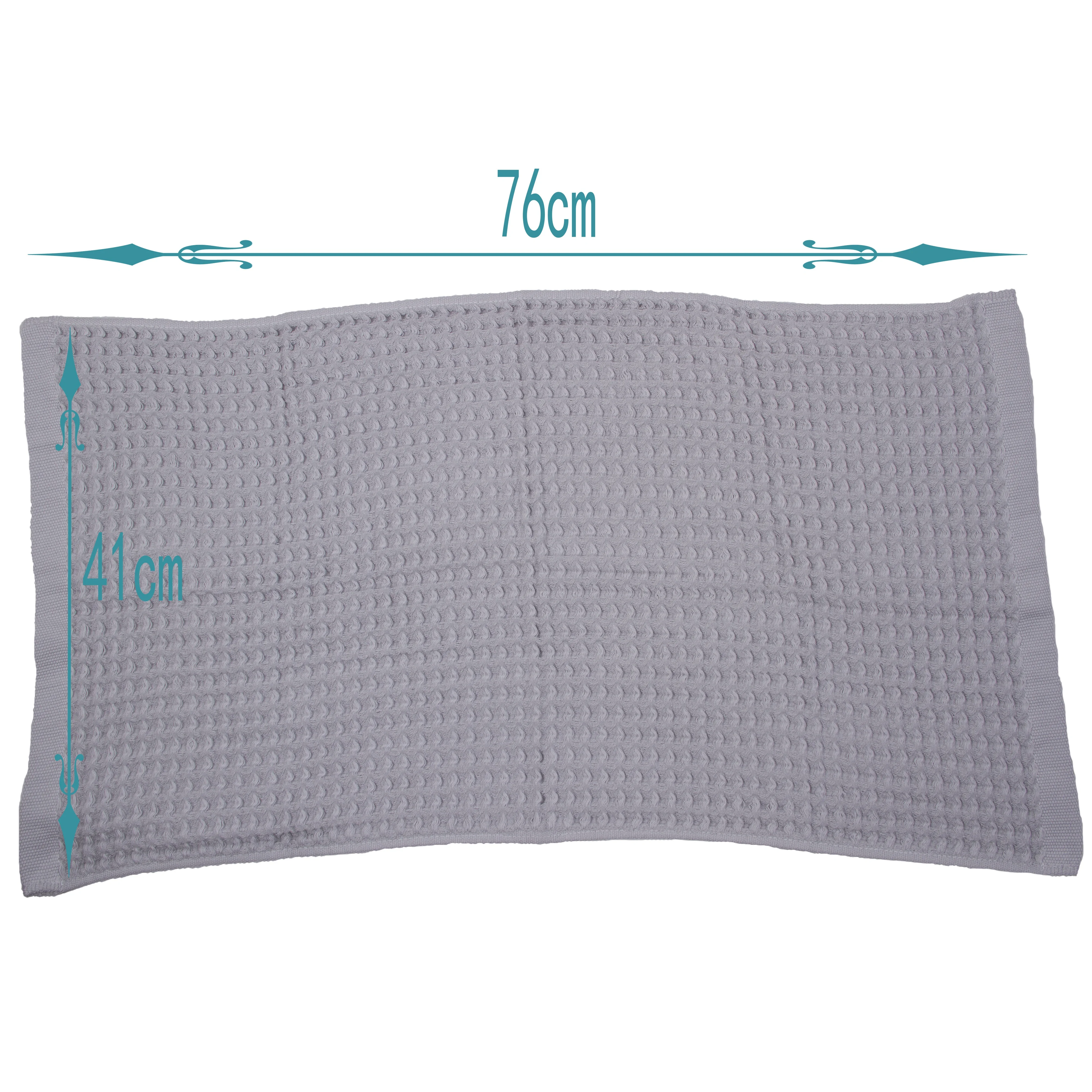 Anti Bacterial/Anti Odor/Anti Microbial Fabric Silver/Titanium/Cotton Waffle Face Towel