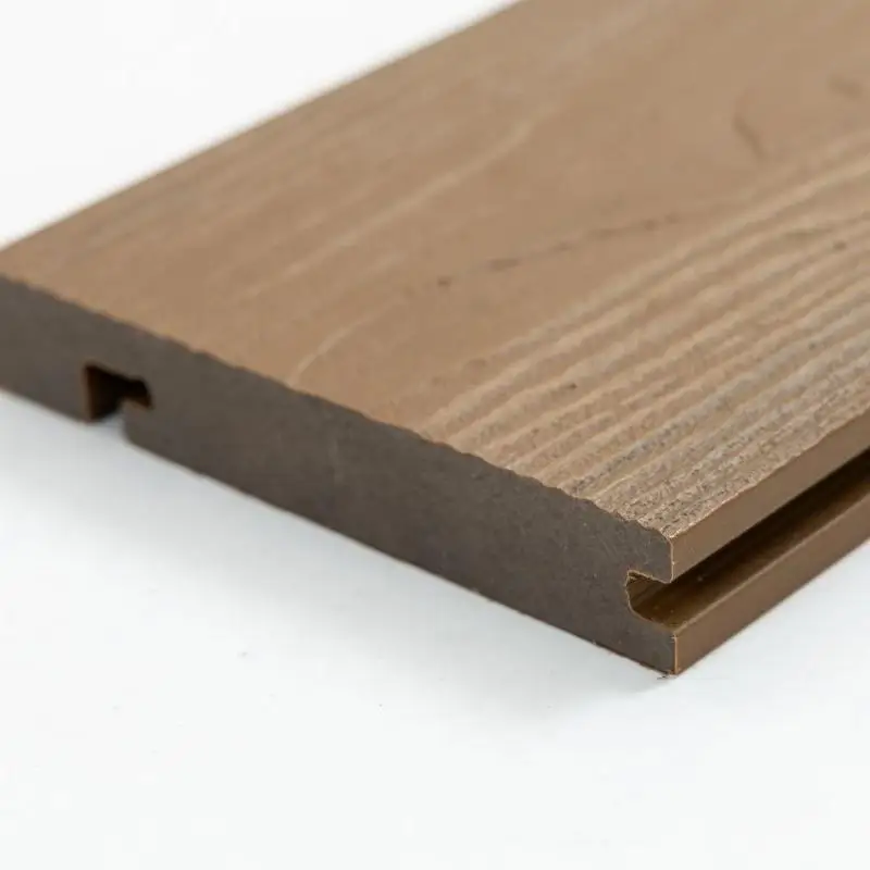 2024 New Anti-UV Waterproof Wood Plastic Decking Smooth ipe Anti-Slip Outdoor Terrace Floor Wpc Composite Flooring Tiles