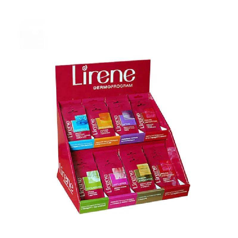 Good Printing Recyclable Custom Design Paper Cardboard PDQ Counter Display Stand