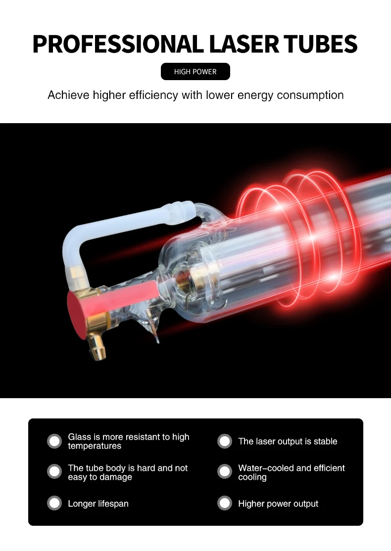 High-Quality 9060 100W120w wood laser engraving machine co2 acrylic laser cutting machine  with ruida system