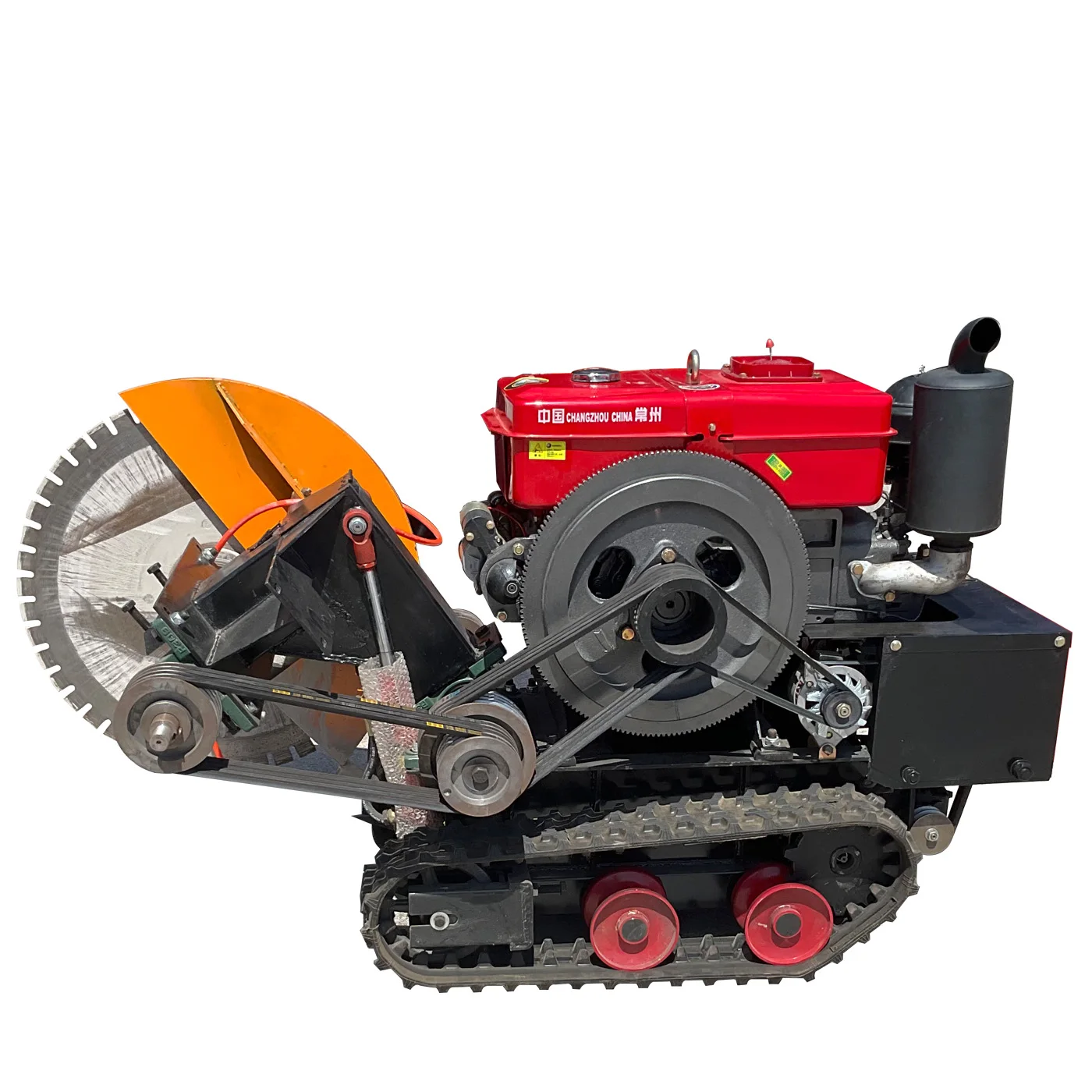 New Style Pillar Cutter Floor Wall Saw Column Pile Cement Chinese Small Hand Push Concrete Road Cutting Machine With Factory Dir