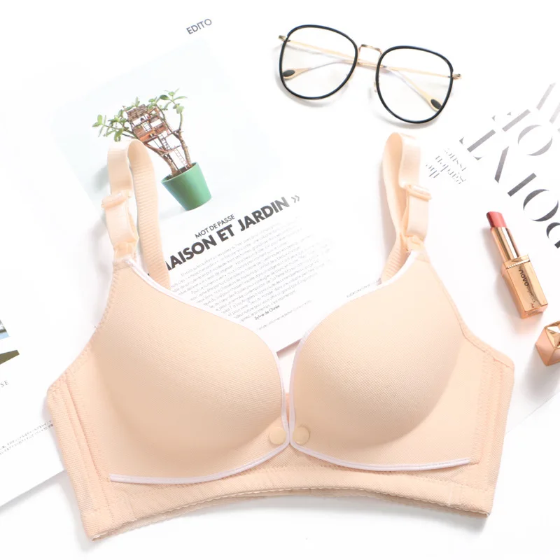2020 Seamless Front Buckle Support Bra Front  Closure Seamless Bra Women Seamless Bra