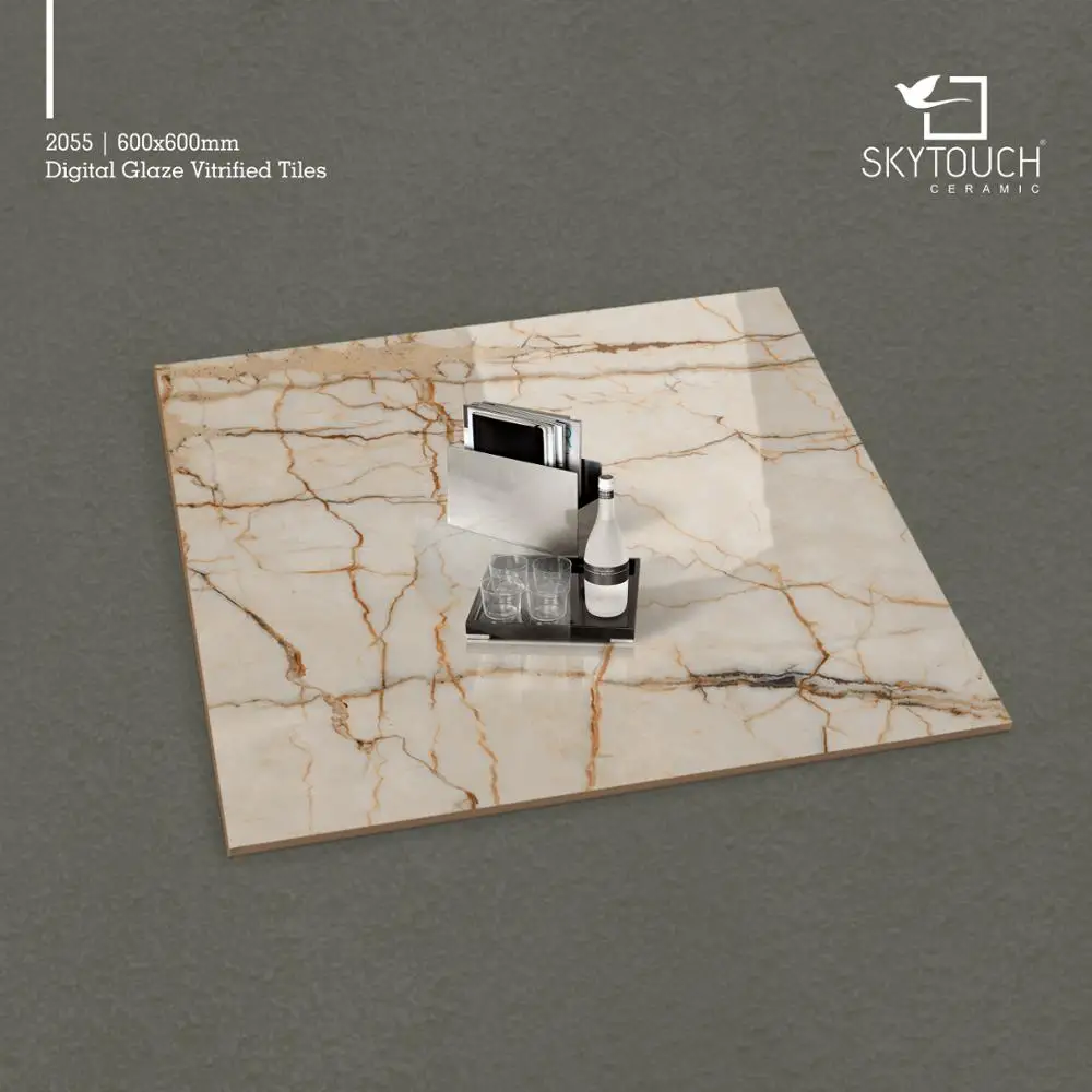 600X600MM LUXURY LIGHT BROWN TAN MIX COLOR STANDARD SIZE WALL TILES KITCHEN FOR BUILDING INTERIOR