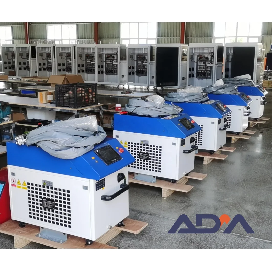 ADMLaser Portable Handheld 1000W to 2000W Fiber Laser Cleaner Steel Sheet Cleaning Machine for Wood and Aluminum Rust Removal