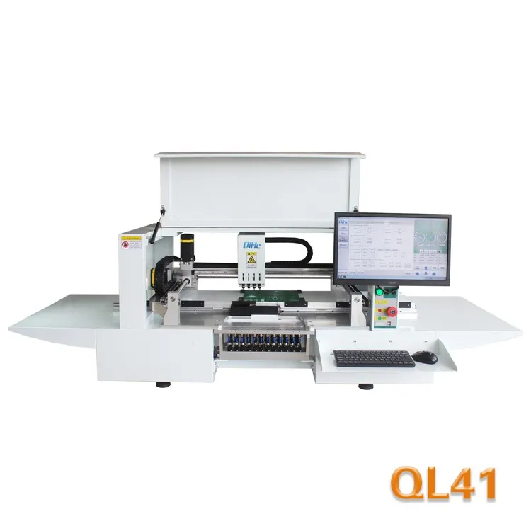  Qihe новый продукт 4 автоматические головки SMD QL41 машина для сборки и установки микросхем светодиодной сборочной