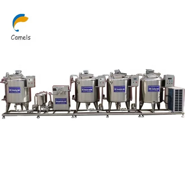 Professional Yogurt Making Machine Small Scale Yoghurt Production Line For 500L