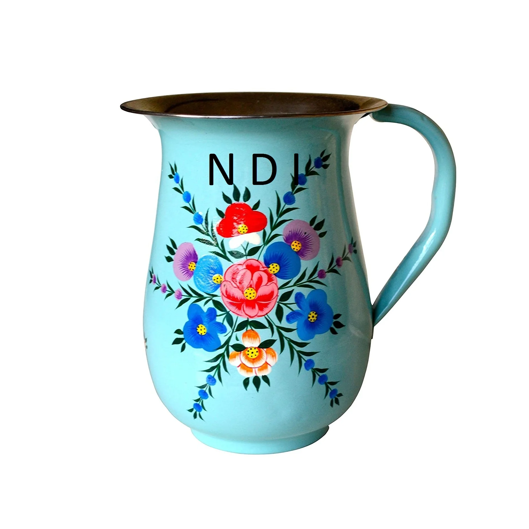  Кувшин для воды ручной работы декоративный питьевой кувшин с эмалью высокой емкости ручкой украшения