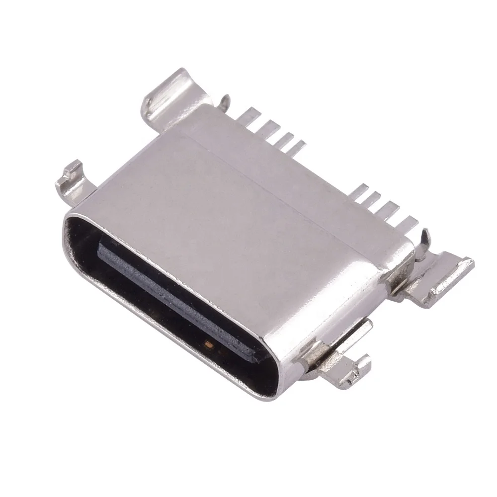 Manufacturer USB Type-C 8Pin Female Waterproofing Grade IP67 Connector Sunken Sink 0.8mm Type Shell Stretched