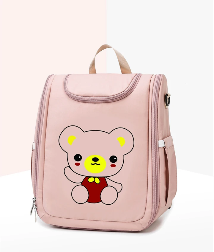 New arrival portable baby crib bag with mattress simple single shoulder big capacity waterproof backpack