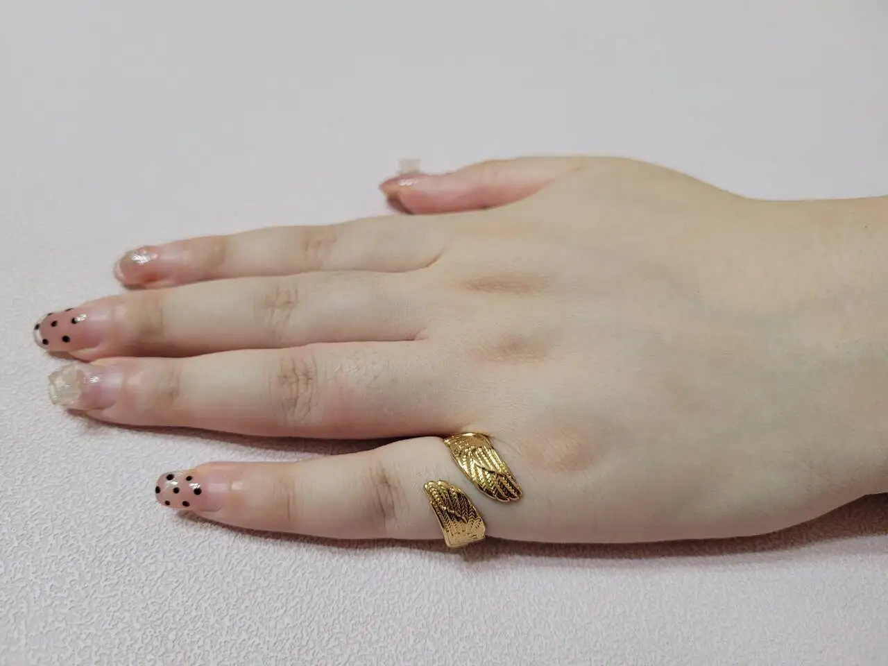 Wing ring titanium steel ring fashion style decorative accessories popular jewelry