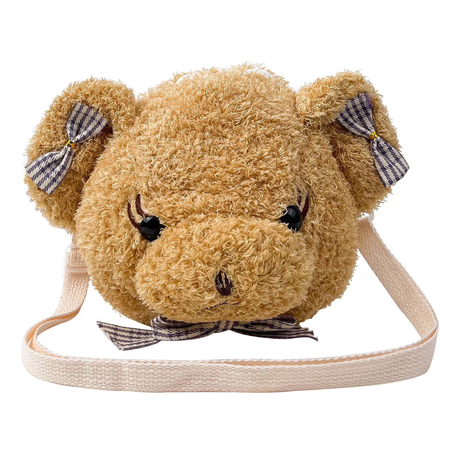 Mini Rabbit Bear Bag Unisex Plush Toys Cotton Filled Plush Toy Bag Custom Super Soft Crystal Stuffed Animals PP for Girls/girls