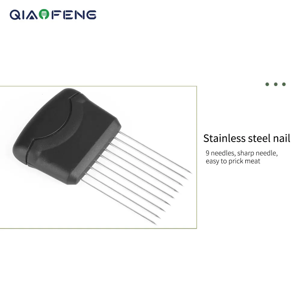 Hot Selling Stainless Steel Food Slice Onion Needle Onion Fork Vegetables Fruit Slicer Tomatoes Cutter Cutting Safe Holder