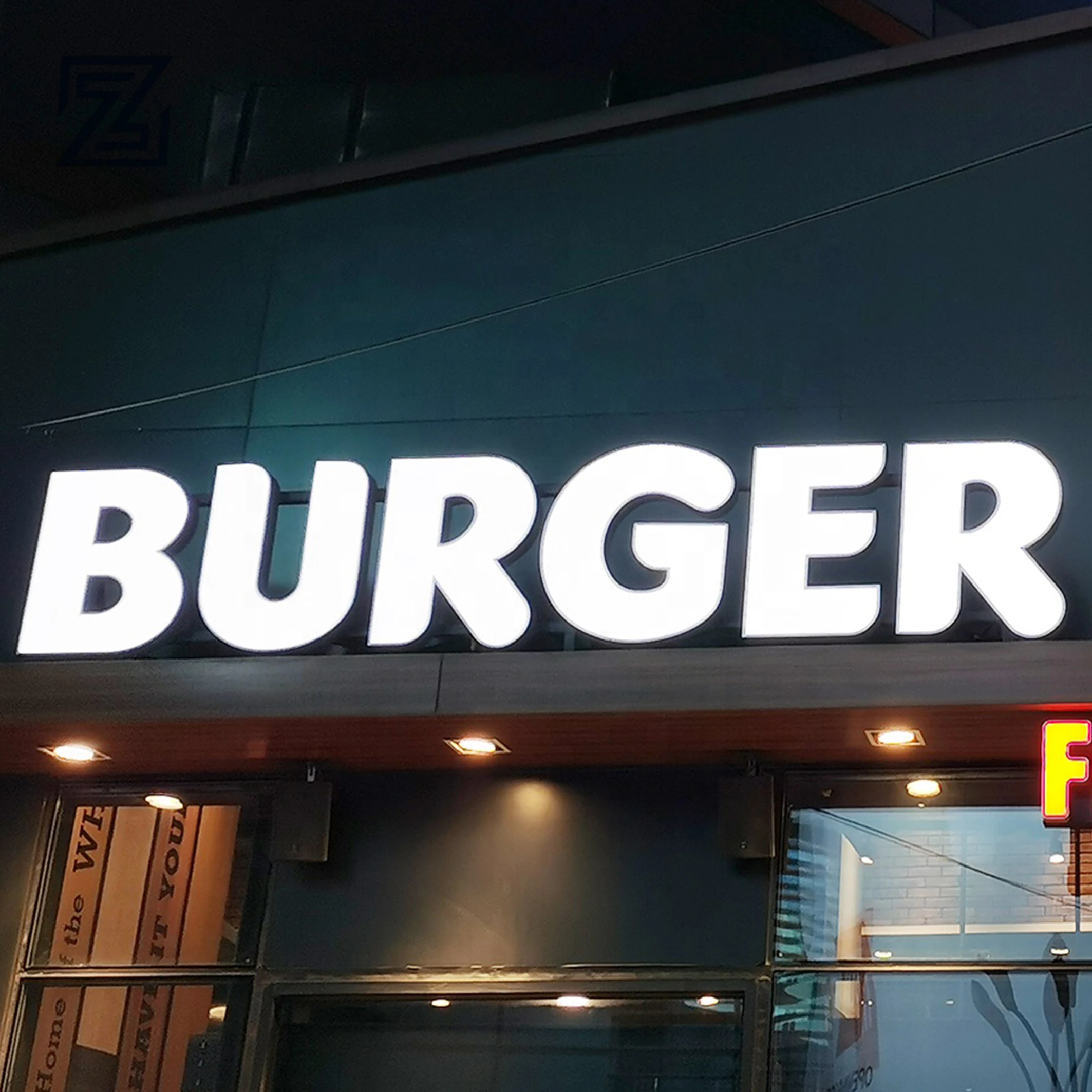 Factory Outdoor Store Front Building Sign Led Retail Storefront Outside Signage Outdoor 3d Shop Sign Channel Letter Sign