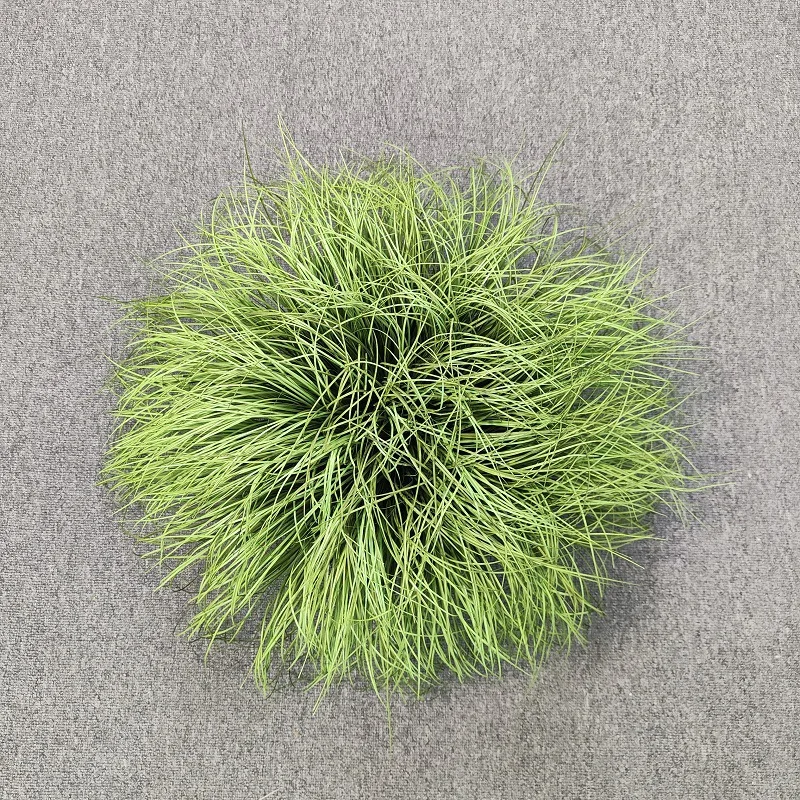 Landscaping Haystack Grass 30cm High PVC Artificial Onion Grass for Indoor Landscape