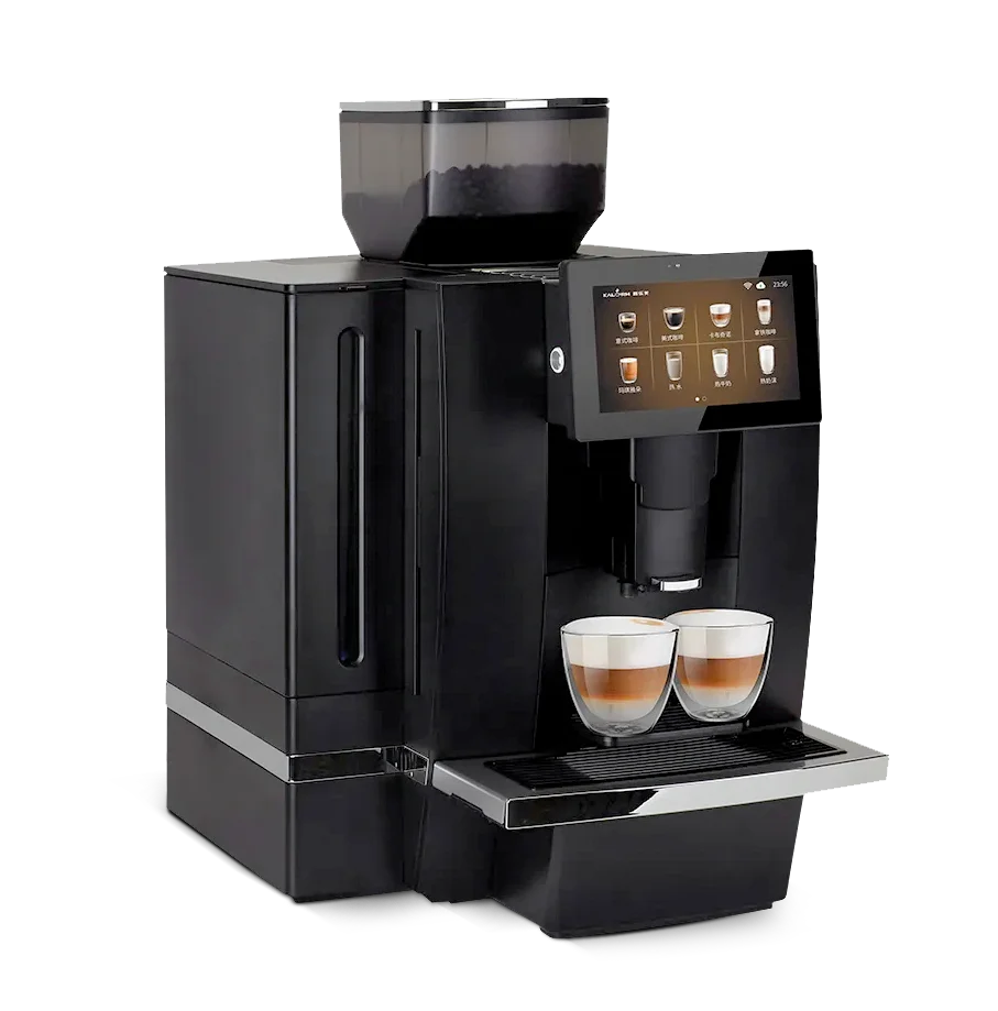 Высококачественная Коммерческая умная Кофеварка бариста Профессиональная полностью автоматическая кофемашина с молочным холодильником