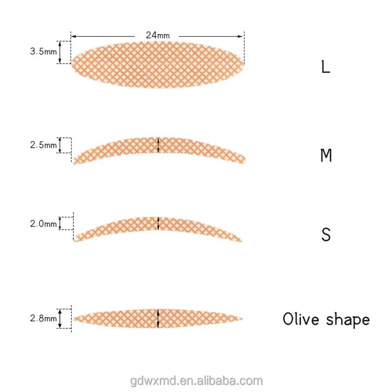 Invisible Self adhesive Sticker Gridding Double Eyelid Tape