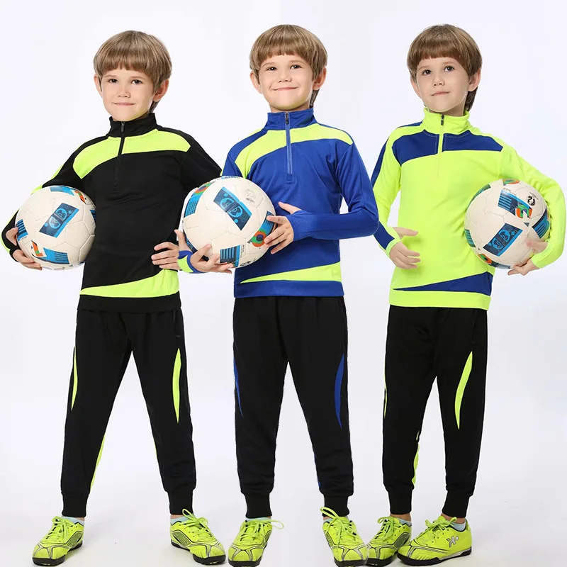 Custom design wholesale sportswear football uniform men soccer jersey set boys girl kids soccer team jerseys