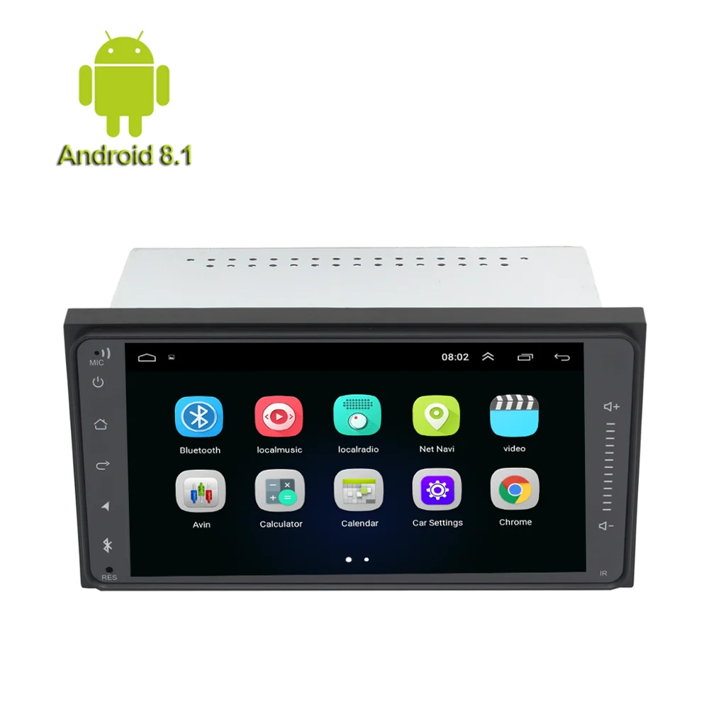 7 inch Touch Screen Android 9.1 2DIN Car radio Player for Toyota OBD2 WIFI BT G4 Navigation GPS MP5 multimedia audio video