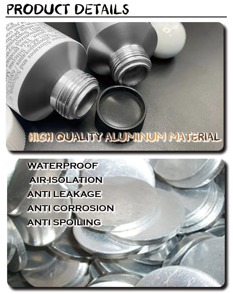 Aluminum Squeeze Tube Cream Cosmetic Aluminum Plastic Tube Container Low Price Cosmetic Aluminum Packaging Tube