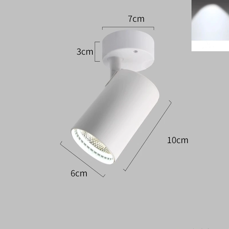 Adjustable Angle household ceiling type track light spotlight LED ceiling light downlight