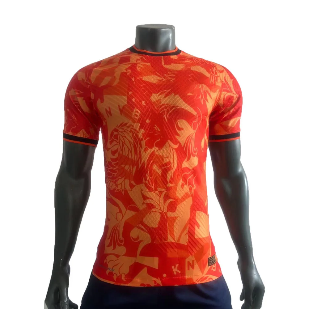 New arrival soccer uniform set red white soccer jersey national team soccer jersey