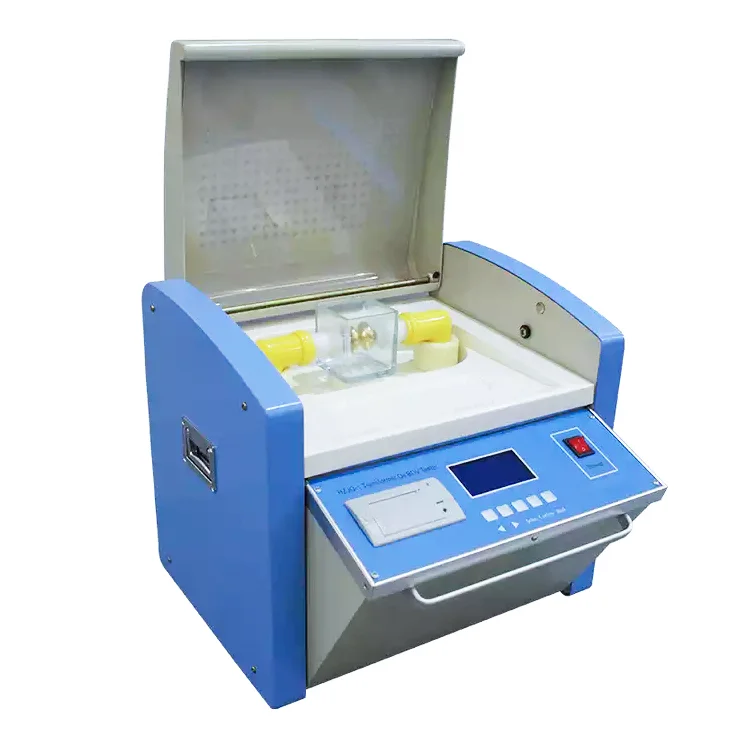 100 kv 80kv Dielectric Strength Tester Insulating Transformer Oil Test Equipment breakdown voltage oil tester