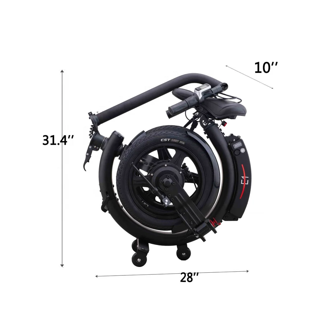 Electric Scooter 14 Inch Wheel Balance Skateboard Mobility Motorcycle Lightweight E-scooter Adult Folding GR-E1 250W 36V 5.2AH