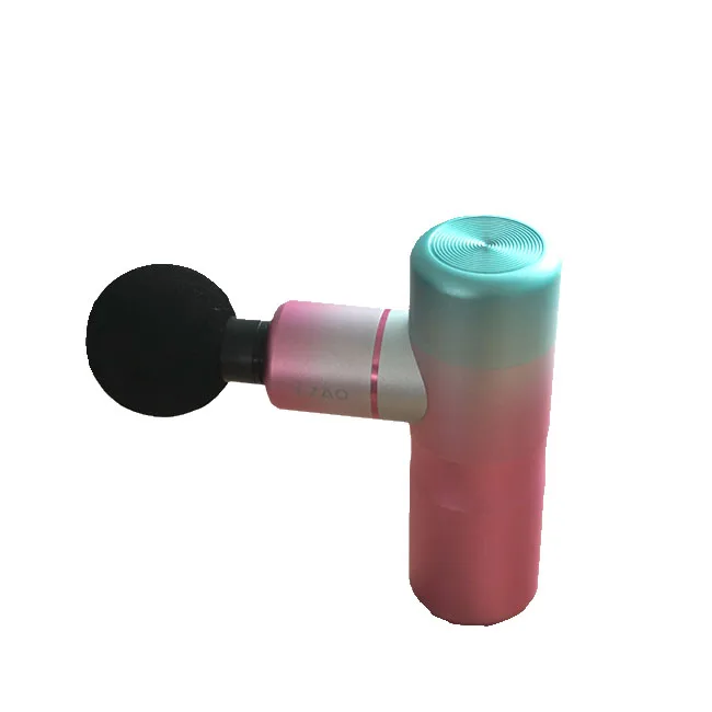New arrival professional 4 heads vibration percussion deep tissue muscle mini massage gun