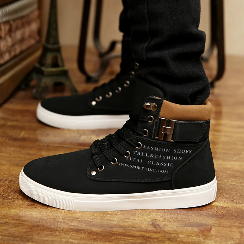 Massage Skateboarding Shoe Comfortable Canvas Trendy Shoes Height Increase Shoe sneakers for men