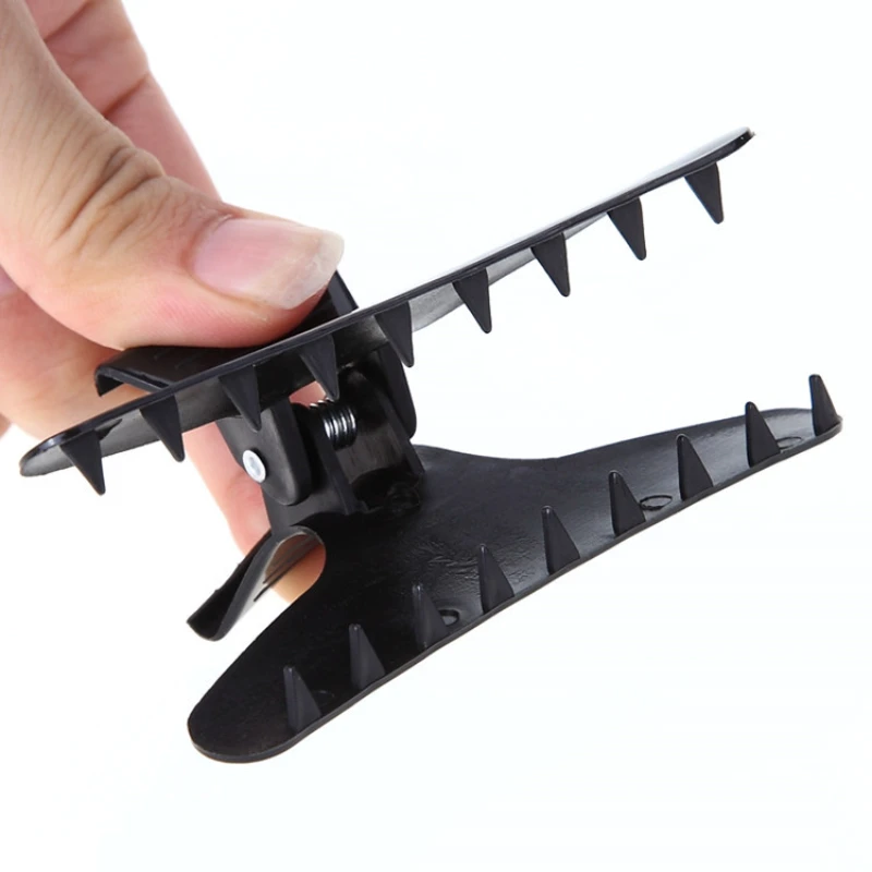 Spots 12pcs Butterfly Hair Claw Clips Pro Salon Hair Clip Clamps Hairpin Ponytail Holder Hair Section Claw Styling Holding Tool