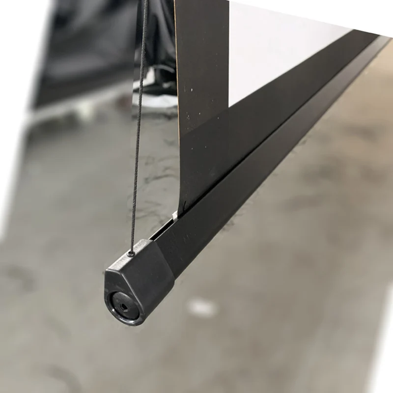 Anti-light 100inch Tab Tension Motorized ALR Projection Screen for UST Projector with PET Crystal