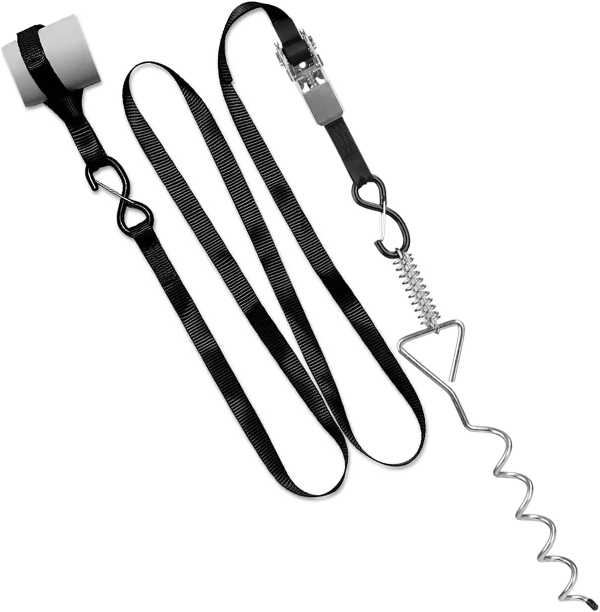 Heavy Duty RV Awning Anchor Kit Sturdy Cam Buckles with Thick Straps Awning Tie Down Kit rv awning accessories