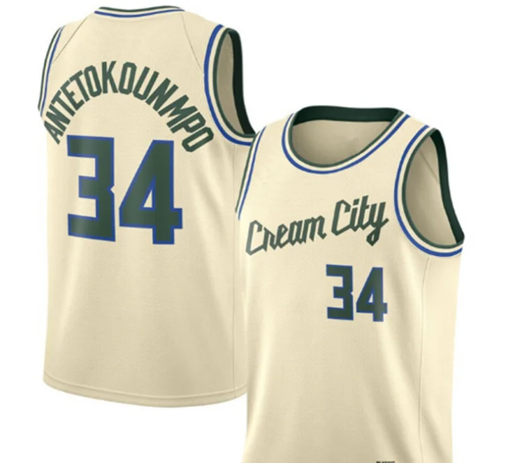 Milwaukee Basketball Jersey #34 Luka Donci American School Basketball Jerseys Mens
