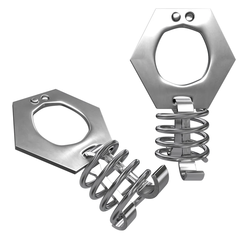 S2002 4 Pieces Water Heater Cam Lock Metal Water Heater Door Latch RV Camper Hot Water Heater Cover Door Latch Fastener, Silver