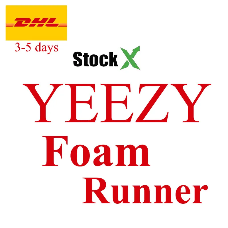 OG TOP high quality unisex Yeezy foam runner Mineral blue ochre foam runner with original logo and box Casual Sneaker Shoes
